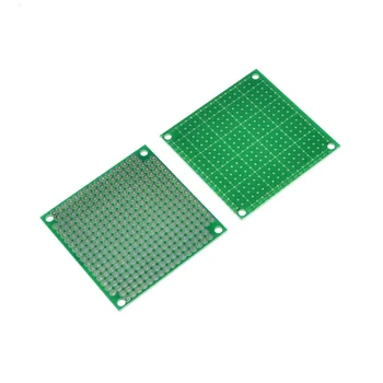 10pcs 6x6 CM едностранен меден прототип PCB DIY 2.54mm универсална печатна платка IC съвет 6 * 6cm breadboard плоча 60 * 60mm