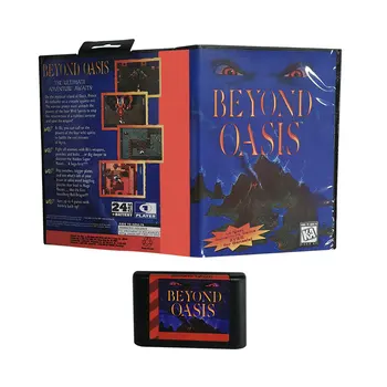 16 битова касета за игри -BEYOND OASIS MD карта за PAL и NTSC оригинална конзола за видео игри Genesis / Mega Drive