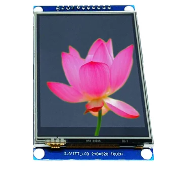 2.8 инчов модул с докосване Безплатна доставка BLUE TFT LCD 320240 LED 4 ILI9341 Фабрика elektronika Stock