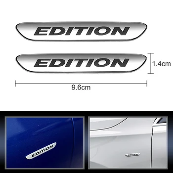 2* Универсален хром ABS EDITION емблема значка стикер стикер за лого за Mercedes Benz W176 W177 A200 A250 W246 W117 W205 C200L