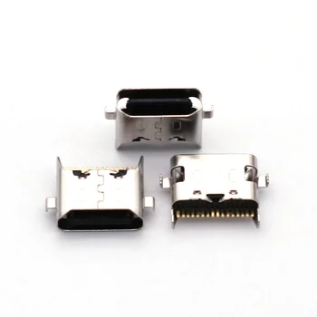 200-1000Pcs Type-C USB жак за зареждане Dock порт гнездо зарядно конектор за Samsung A20S A207 207F A2070 A21 A215 A215U A215F