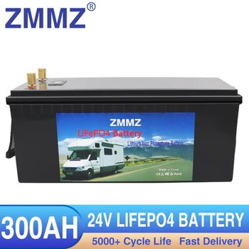 24V 200AH 300AH LiFePo4 батерия Вградени BMS литиево-железни фосфатни клетки за подмяна на по-голямата част от резервното захранване Домашно съхранение на енергия