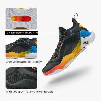 361 Степен мъжки маратонки баскетболни обувки ходене маратонки възглавница мъжки спортни обувки Кошница 2022 мрежа AG2