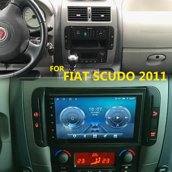 7 инчов автомобил в тире Android 13 видео плейър за Fiat Scudo 2007 - 2011 2Din мултимедийно радио GPS CarPlay Head Unit сензорен екран