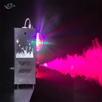 700W машина за дим дистанционно управление LED машина за мъгла RGB LED магическа топка 3в1 за дискотека Сватба Хелоуин етап ефект Fogger