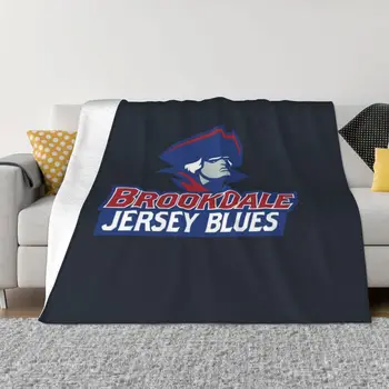 Brookdale CC Jersey Blues Throw Blanket Bed Fashionable Blanket аниме одеяло Декоративни одеяла за дивани