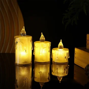 Candle Fashion Tear Tea Wax Simple Practical Beautiful Durable Led Electronics Домакинско осветление Корейски стил Удобен
