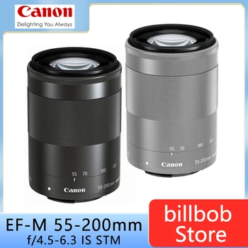 Canon EF-M 55-200mm f/3.5-6.3 IS STM обектив 55-200 микро единичен обектив За фотоапарат Canon M M2 M3 M5 M6 M50 M100 M200