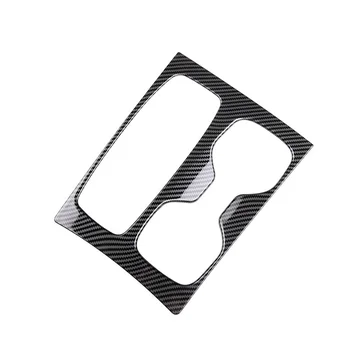 Car Carbon Fiber Central Gear Shift Panel Frame Trim Стикер Контролен панел Decal за Hyundai Santa Cruz 2022+