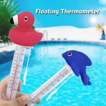 Cartoon модел плаващ термометър точен преносим измервателен уред за измерване на температурата на водата инструмент за хидромасажна вана Спа вана рибни езера