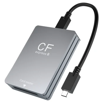 CFexpress тип B четец на карти USB 3.2 10Gbps четец на карти с памет с USB C към USB C / A кабелна поддръжка Android / Windows / Mac OS