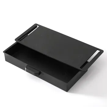 Creative самостоятелно стик молив тава бюро маса за съхранение чекмедже организатор кутия под бюро стойка самозалепваща кутия за съхранение