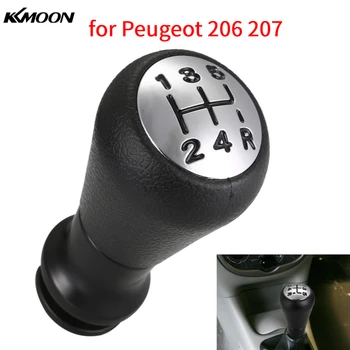KKMOON Gear Stick Shift Knob Head Lever Adapter Manual 5-степенна скоростна кутия автомобилни стайлинг автоаксесоари за Peugeot 206 207