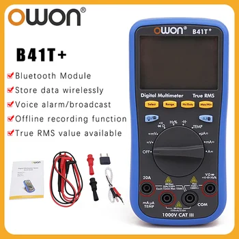OWON B41T+ 4 1/2 цифров мултицет, Bluetooth цифров мултицет,,Текущ тестов измервателен уред,Поддръжка на офлайн запис