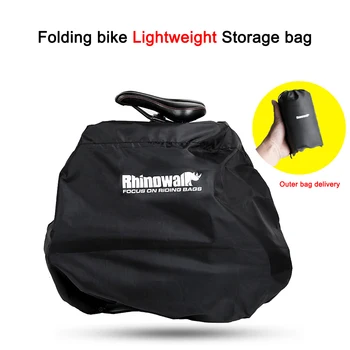 Portable сгъваем велосипед зареждане носят чанта сгъваеми велосипеди транспорт съхранение торбичка водоустойчив защита капак аксесоари