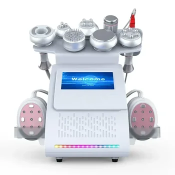 RF инструмент 80K кавитация ултразвукова машина за отслабване на тялото Мултиполярна радиочестота Подмладяване на бръчките Повдигане на кожата Затегнете