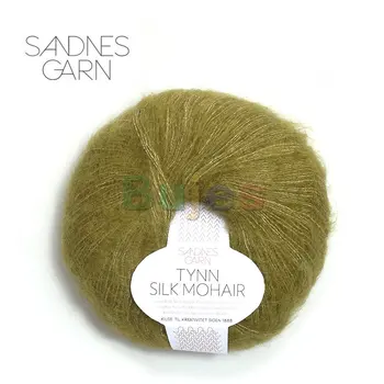 Sandnes Tynn Silk Mohair 25g за тънки меки дрехи, мека, лека и ефирна прежда с пухкав външен вид