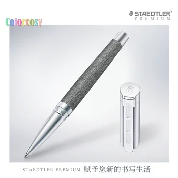 STAEDTLER Premium Initium Corium Simplex химикалка, кожа, тяло покрито с висококачествена кожа в кафяво, бежово, антрацит