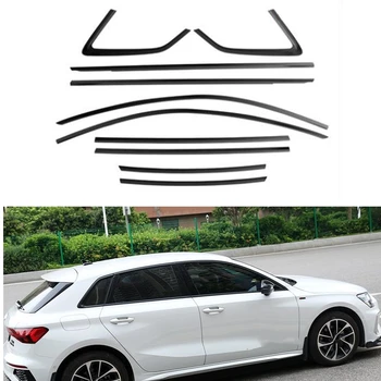 Window Trim Weatherstrips Seal пола странично уплътнение кола външна лента стикер капак за Audi A3 S3 хечбек 2021-2023