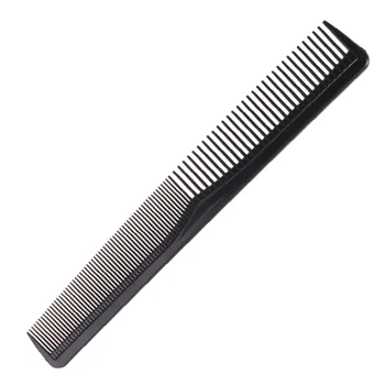 Антистатични пластмасови фризьорски стилизиращи гребени Гребени за зъби за коса за салон и хотел Инструменти за грижа за косата (черен)