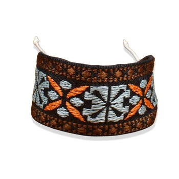 Бохемски тъкат въже приятелство гривни за жени мъже бродерия ръчно изработени широка гривна & гривни етнически бижута подаръци