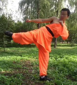 деца&възрастни едно рамо дзен бойни изкуства костюми крило чун кунг-фу шаолин абат монах униформи облекло 4бр/комплект