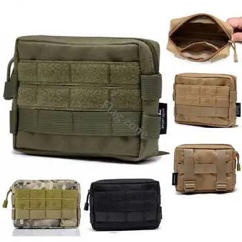 Мъже Открит EDC талия чанта пакет военни тактически Molle медицински първа помощ торбичка лов къмпинг аксесоари телефон притежателя случай чанта