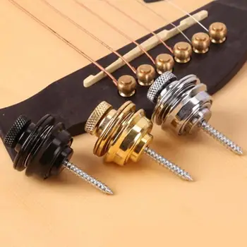 Плоска глава китара каишка бутони заключване ремъци за акустични, укулеле, банджо, електрическа китара и бас