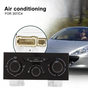 Превключвател за управление на климатика на автомобила Панел за климатизация за Peugeot 307 Citroen C4 6451VN 1607875480