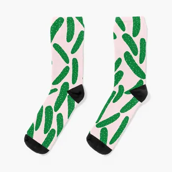 Сладки кисели краставички чорапи фитнес зимни подаръци коледен подарък Дамски чорапи Мъжки
