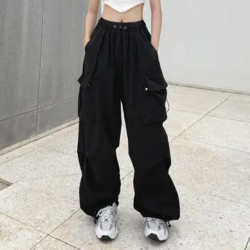 Улично облекло Cool Ankle-banded Дамски панталони Loose Women Cargo Pants Hip Hop Lady Garment