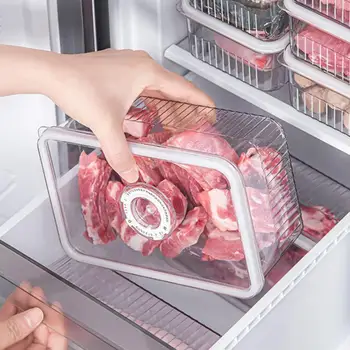 Хладилник кутия за съхранение Seal случай зеленчуци довършителни кутия кухненски аксесоари